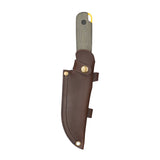 OKNIFE Fortitude 2 Full Tang Fixed Blade Knife with Leather Belt Sheath