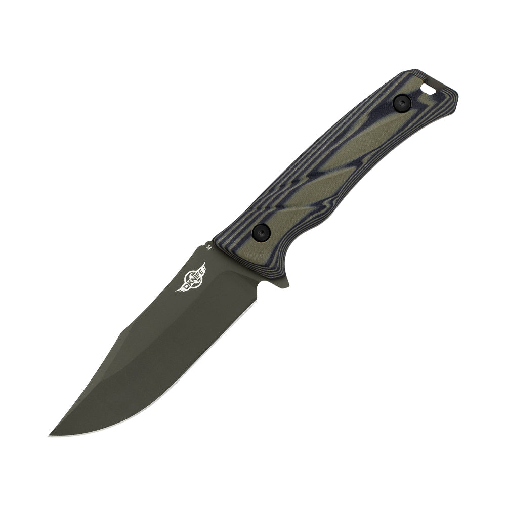 OKNIFE Fortitude Full Tang Fixed Blade Knife with Cerakote