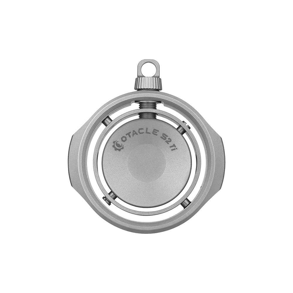 Otacle S2 Ti: Fidgetable Self-Leveling Titanium EDC Compass