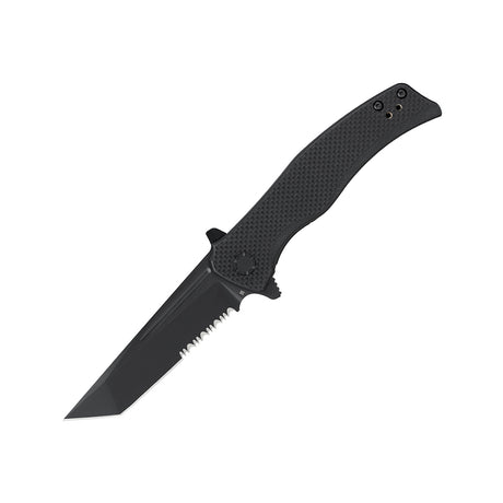 OKNIFE Sentry L2 Tactical Folding Knife with Partially Serrated Blade