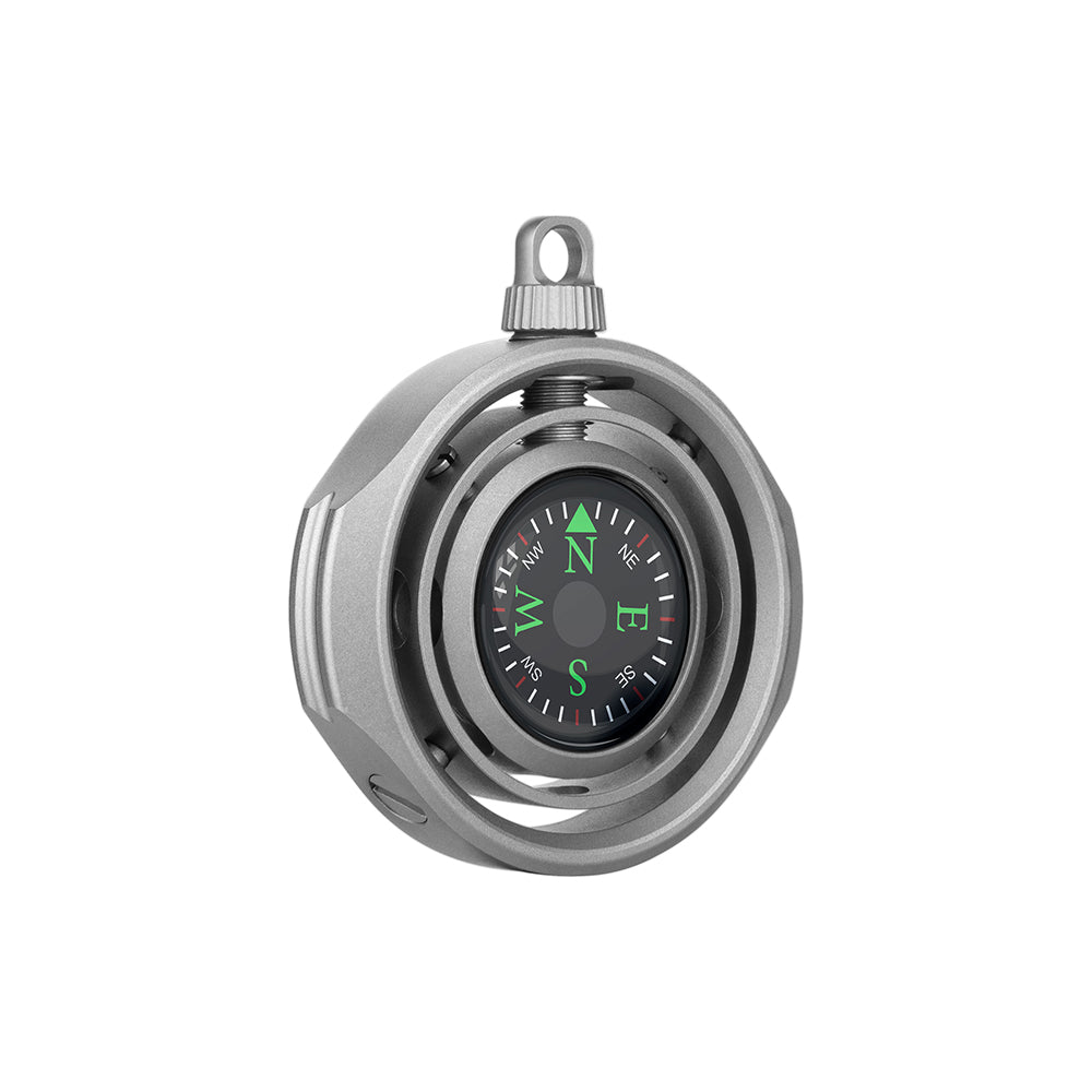 Otacle S2 Ti: Fidgetable Self-Leveling Titanium EDC Compass