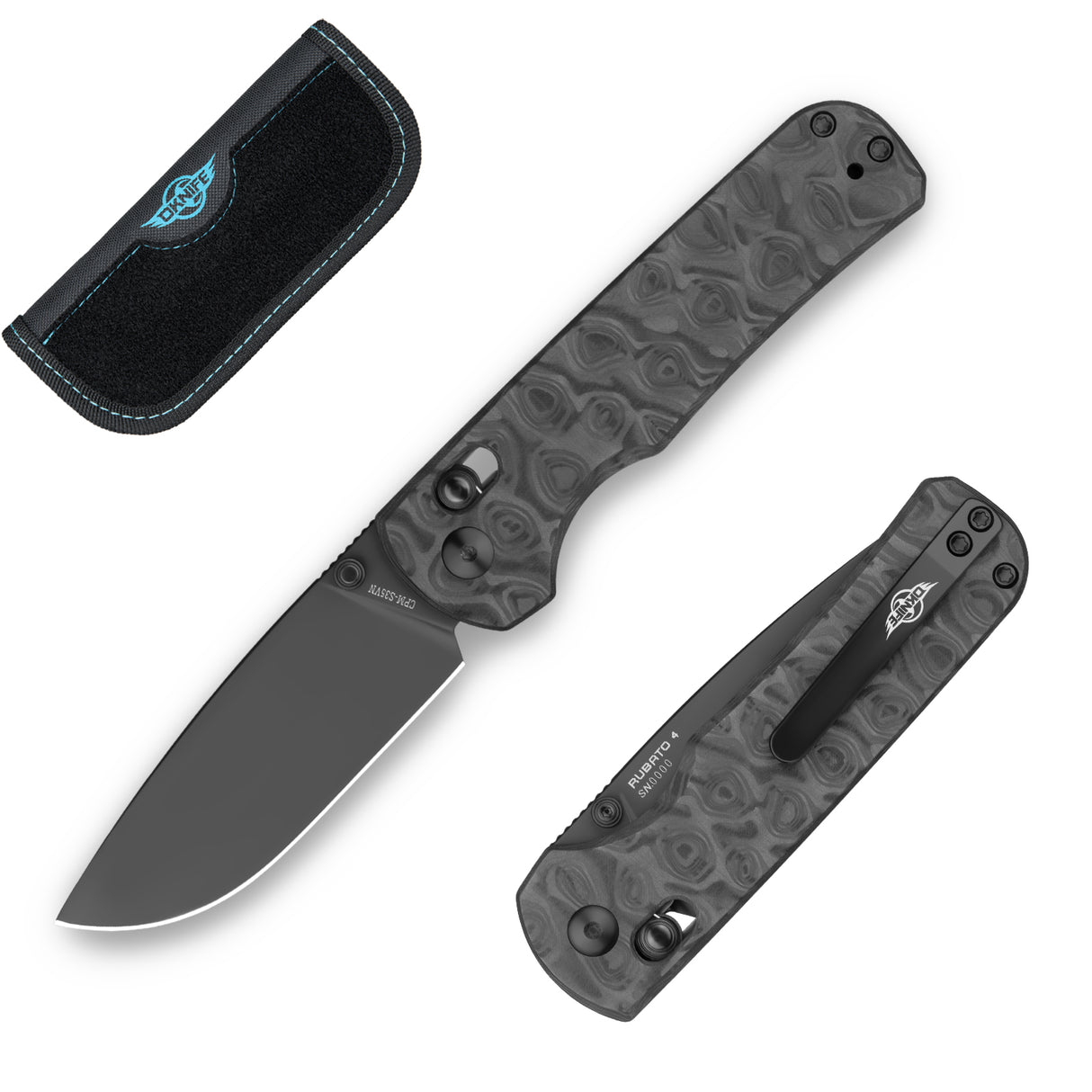 OKNIFE Rubato 4 Rail Lock EDC Pocket Knife - Limited Edition